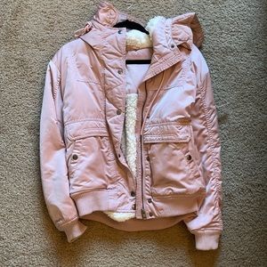Light pink bomber jacket